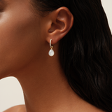 Elina Ear Pendant Chocolate Moonstone