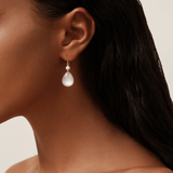 Elina Earrings White Moonstone