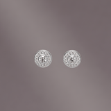 Heritage Earstuds F-G/VS and I/SI brilliant cut diamond