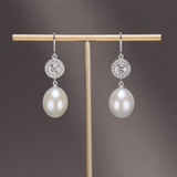 Heritage Earrings with Elegance Ear Pendants Pearl Drops