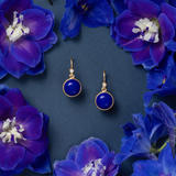 Prime Earrings Lapis Crystal