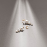 Lulia and Elin Set White Freshwater Pearls