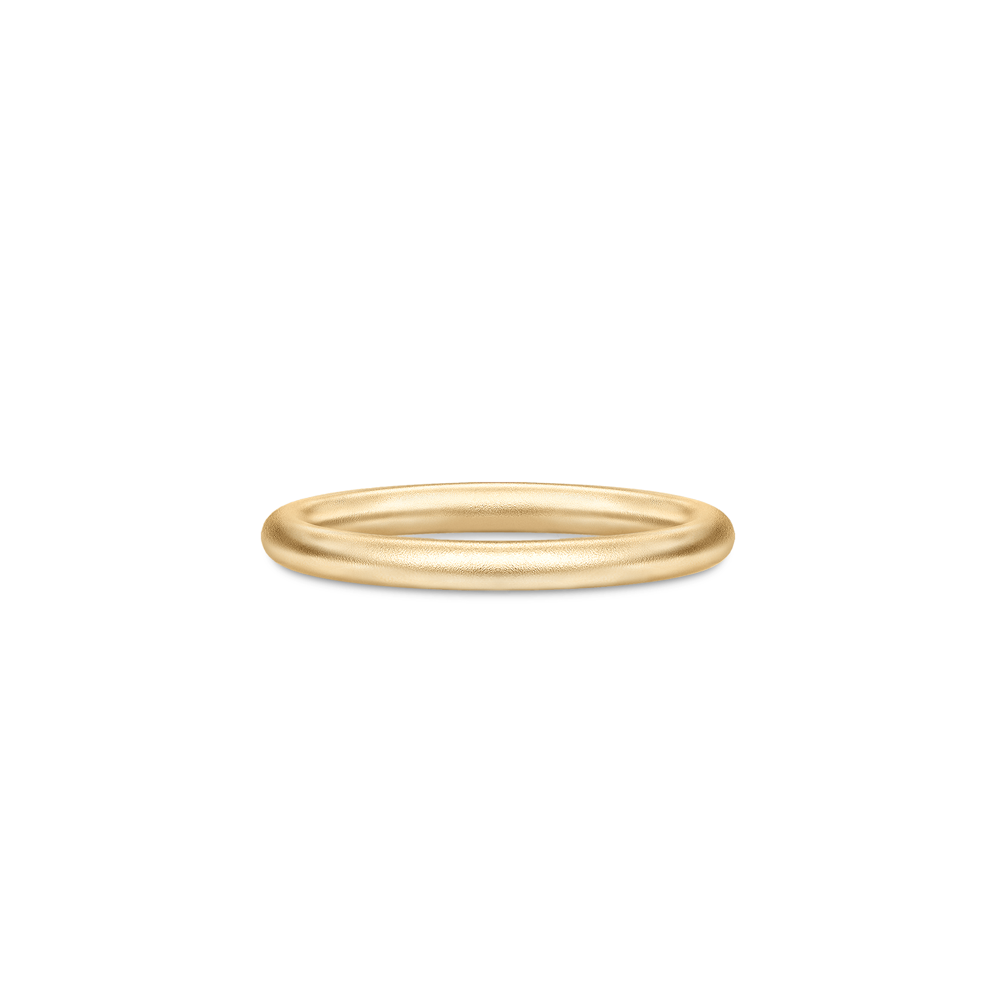 Classic ring i guld, enkelt rundt bånd