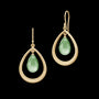 Prime Droplet Earrings Green Amethyst