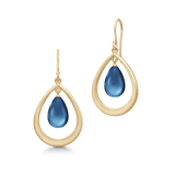 Prime Droplet Earrings Sapphire Blue