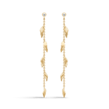 Tree of Life Chain Earrings