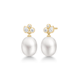 Treasure Earrings White Pearl