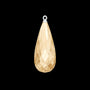 Briolette Ear Pendants Champagne Quartz