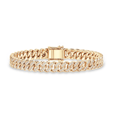 Curb Diamond Bracelet 6mm