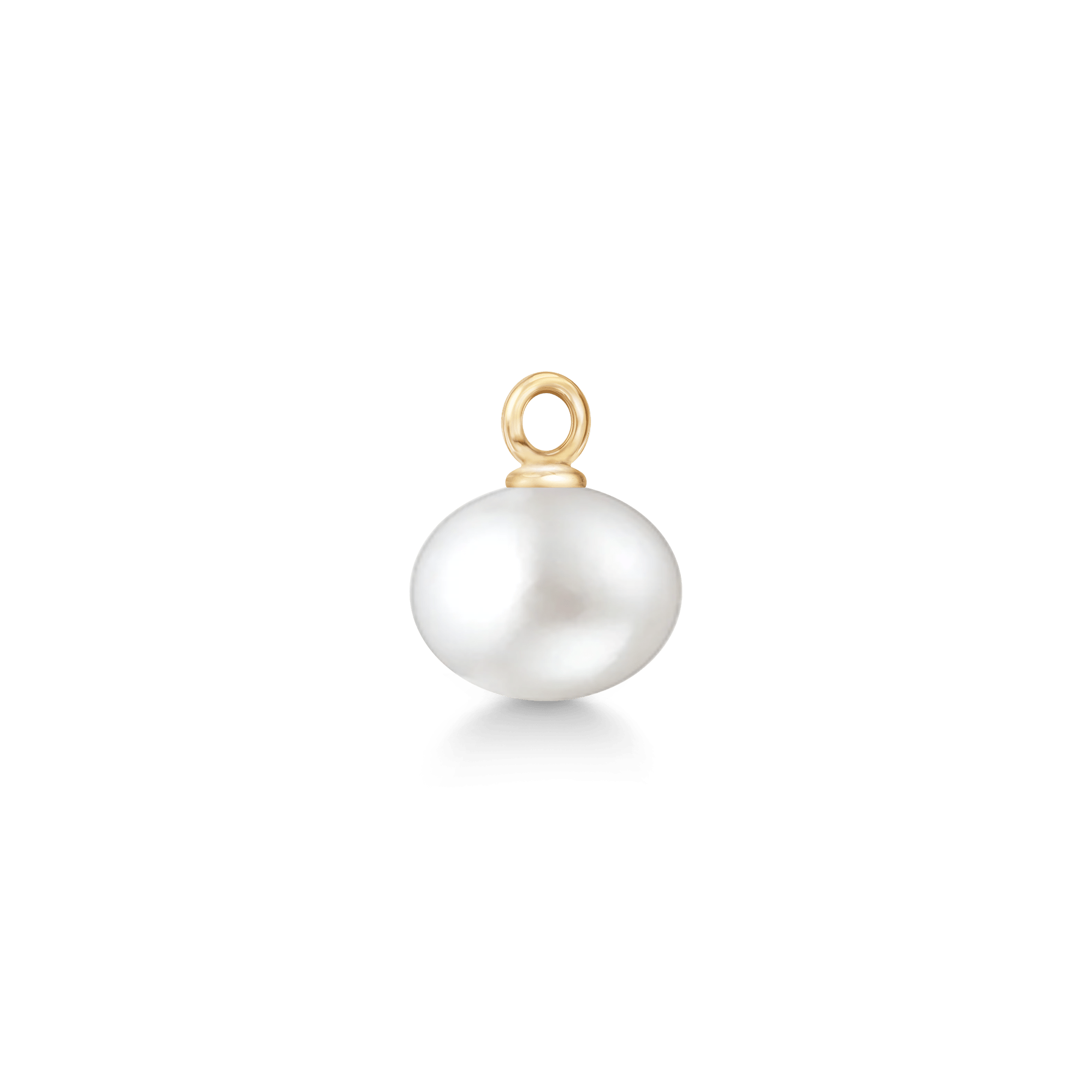 Elaine Ear Pendant i 14K guld, set fra siden