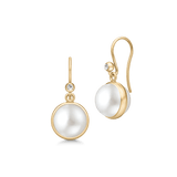 Prime Earrings White Pearl