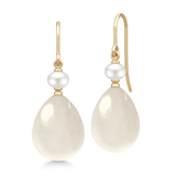Elina Earrings White Moonstone