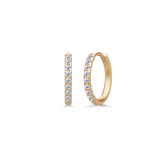 Lulia Hoops Medium I/SI brilliant cut diamonds