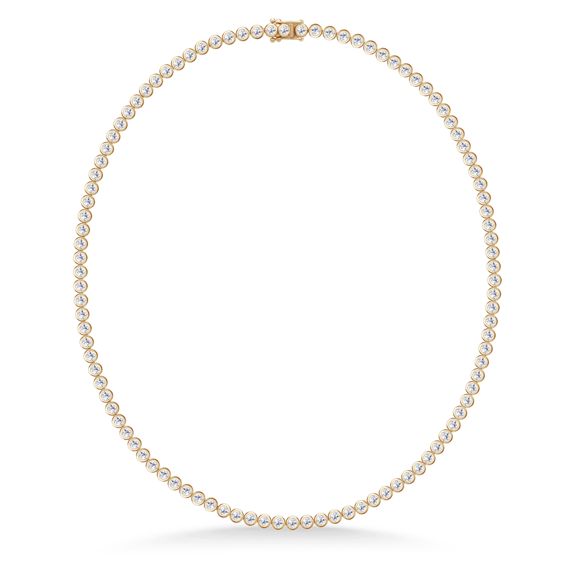 Lumi Collier i 18 karat guld med brillantslebne diamanter, produktfoto