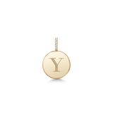 Love Letter Pendant Y I/SI brilliant cut diamonds