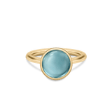 Prima Ring Aqua Blue Quartz