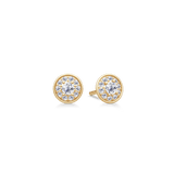 Lulia Halo Earstuds I/SI brilliant cut diamonds