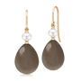 Elina Earrings Chocolate Moonstone