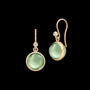 Prime Earrings Green Amethyst