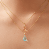 Ofelia Pendant Peach Morganite