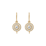 Heritage Earrings Base F-G/VS and I/SI brilliant cut diamond