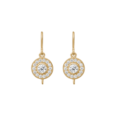 Heritage Earrings Base F-G/VS and I/SI brilliant cut diamond