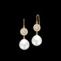 Heritage Earrings with Elegance Ear Pendants Pearl Drops